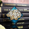 Stained Glass Pale Hydrangea Deluxe Handmade Corner Bookmark