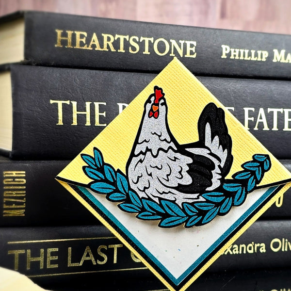 Chicken Deluxe Corner Bookmark