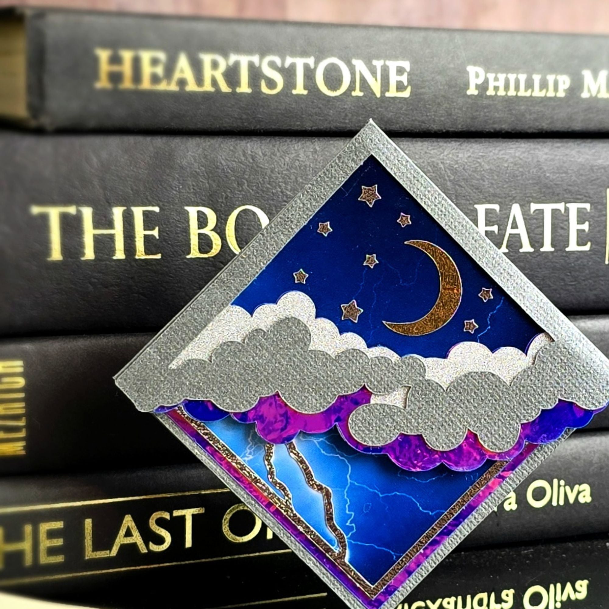 Stormy Skies Deluxe Corner Bookmark