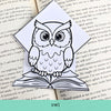 Color a Reading Buddy - 4-pack of DIY Bookmarks