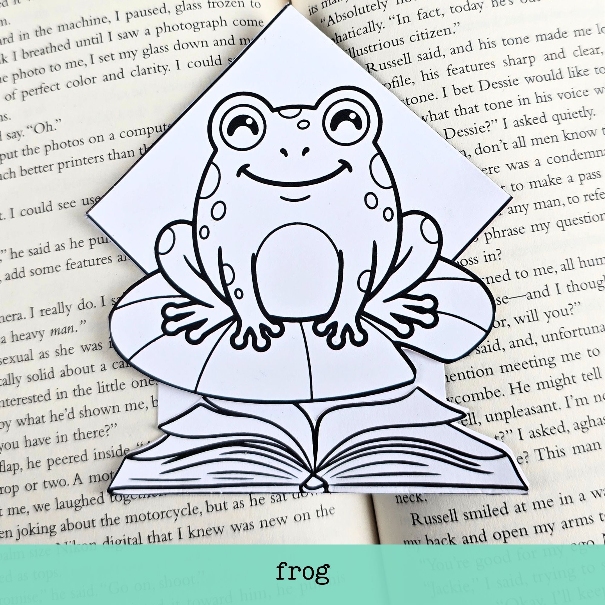 Color a Reading Buddy - 4-pack of DIY Bookmarks