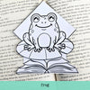 Color a Reading Buddy - 4-pack of DIY Bookmarks