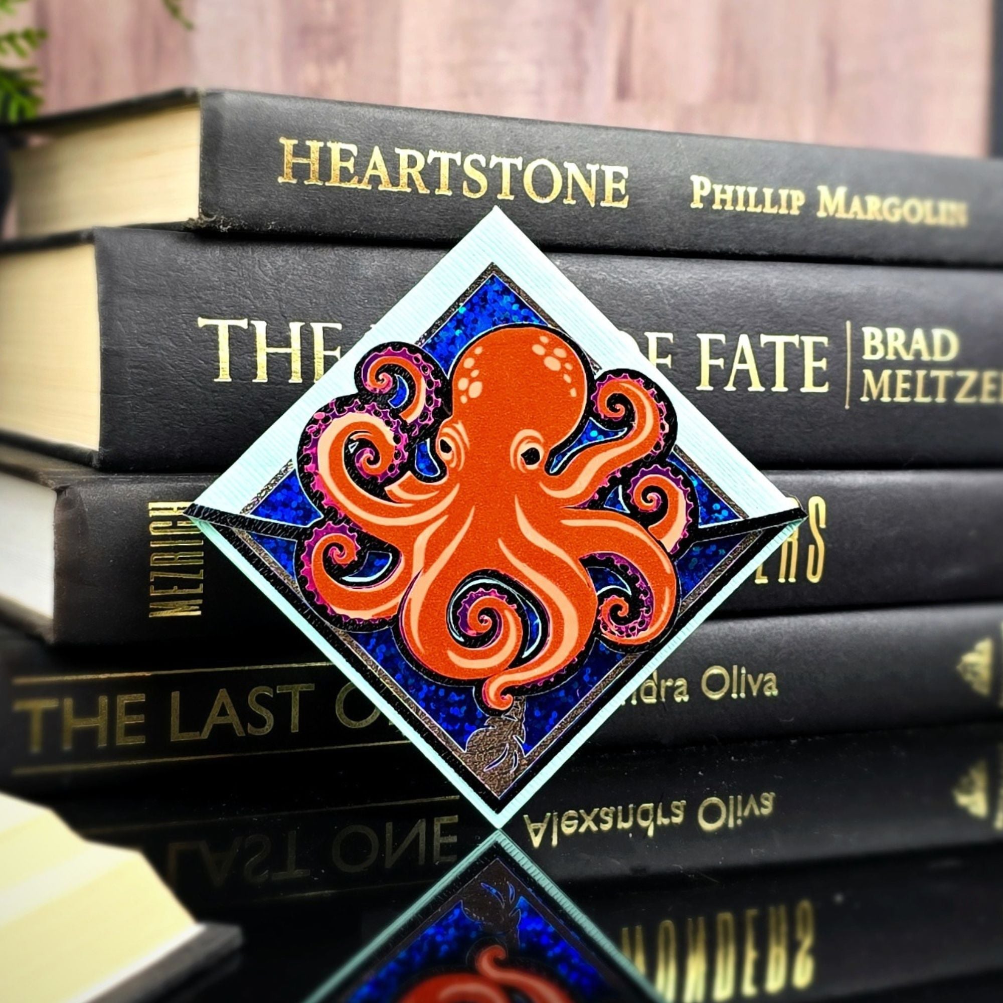 Octopus Deluxe Handmade Corner Bookmark