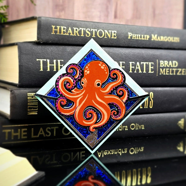 Octopus Deluxe Handmade Corner Bookmark