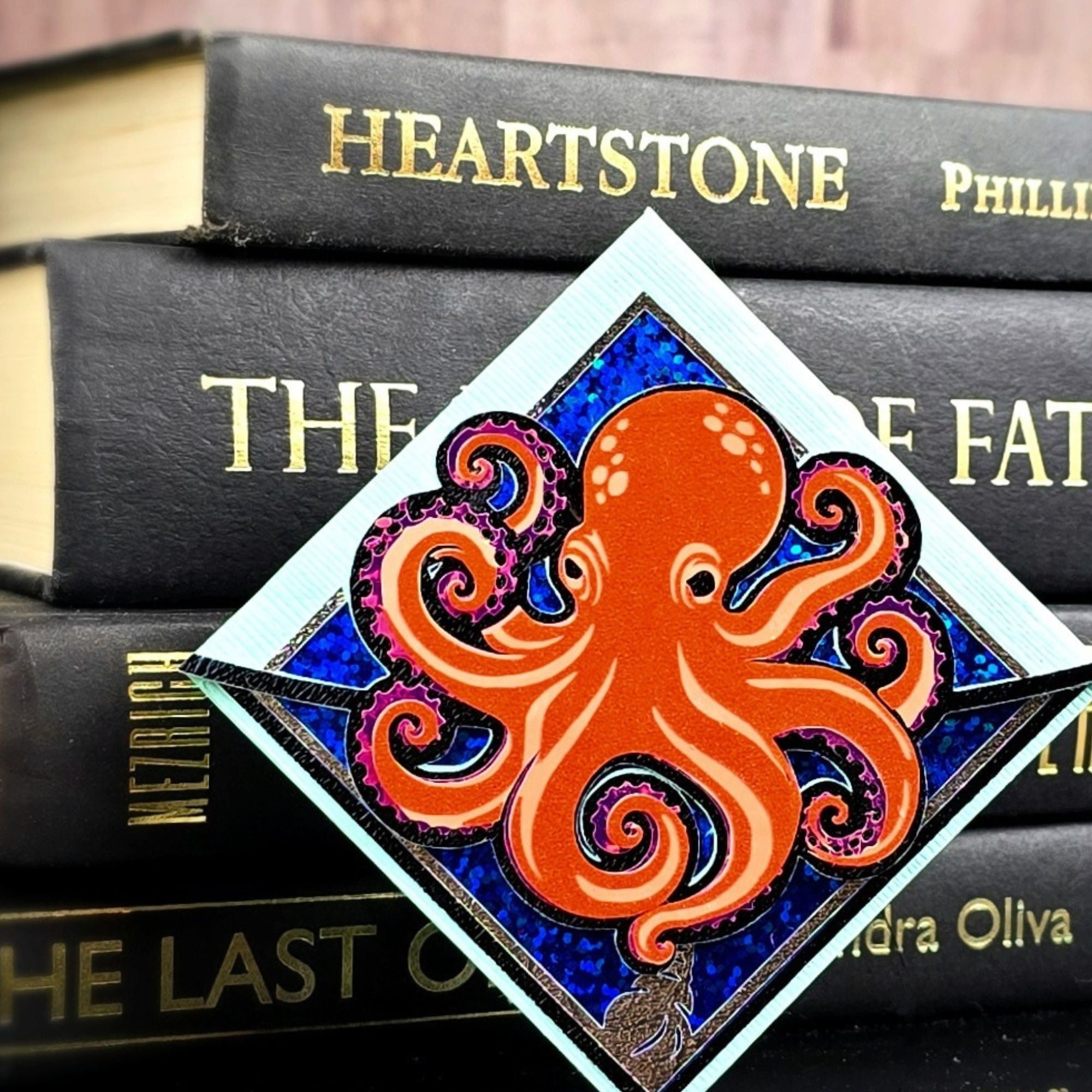 Octopus Deluxe Handmade Corner Bookmark