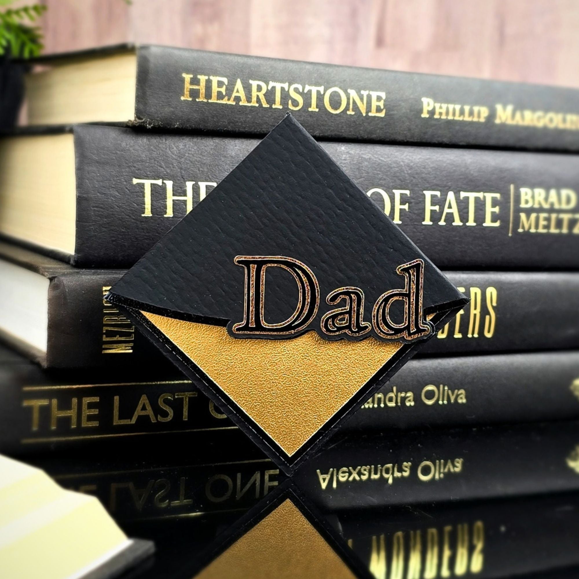 Dad Signature Corner Bookmark