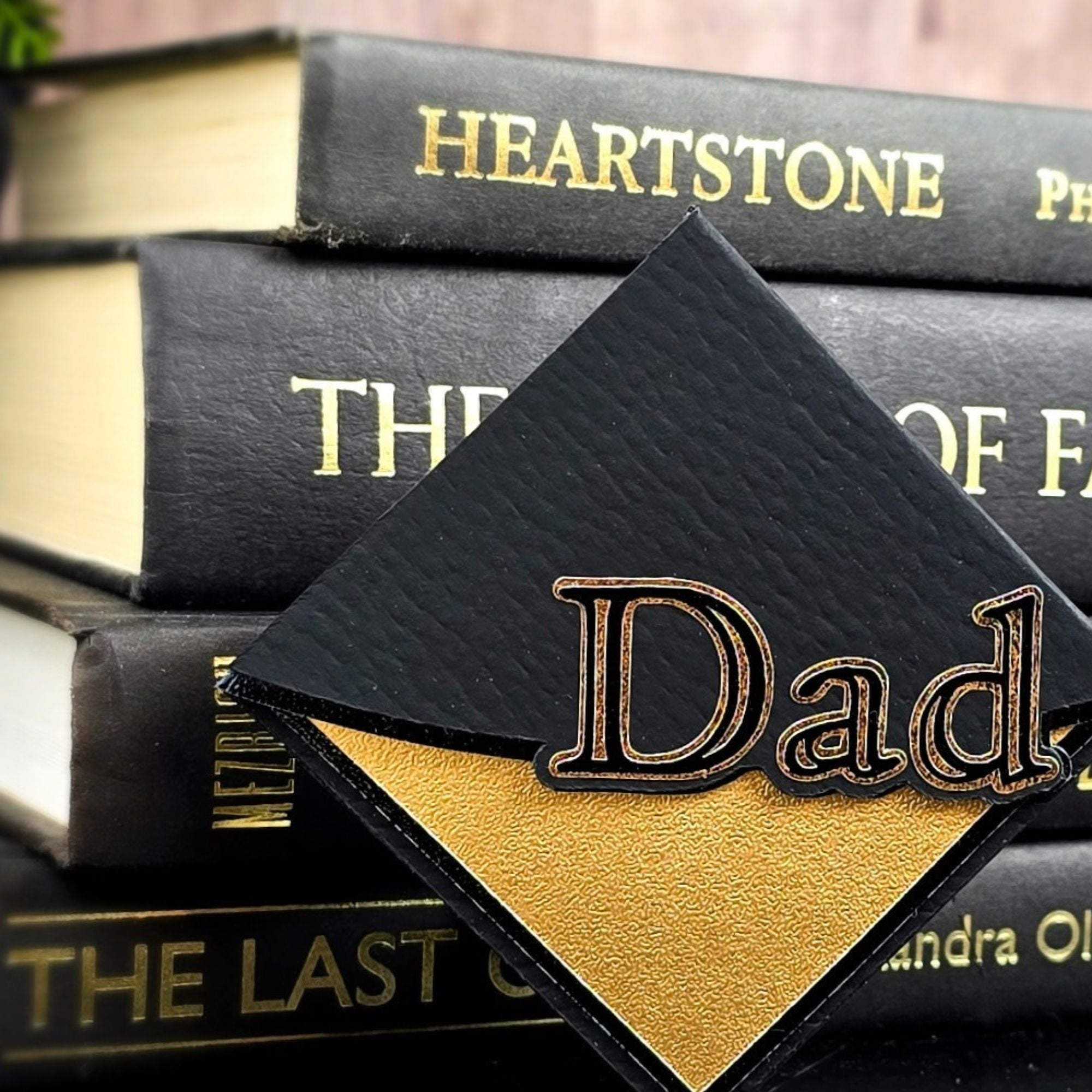 Dad Signature Corner Bookmark
