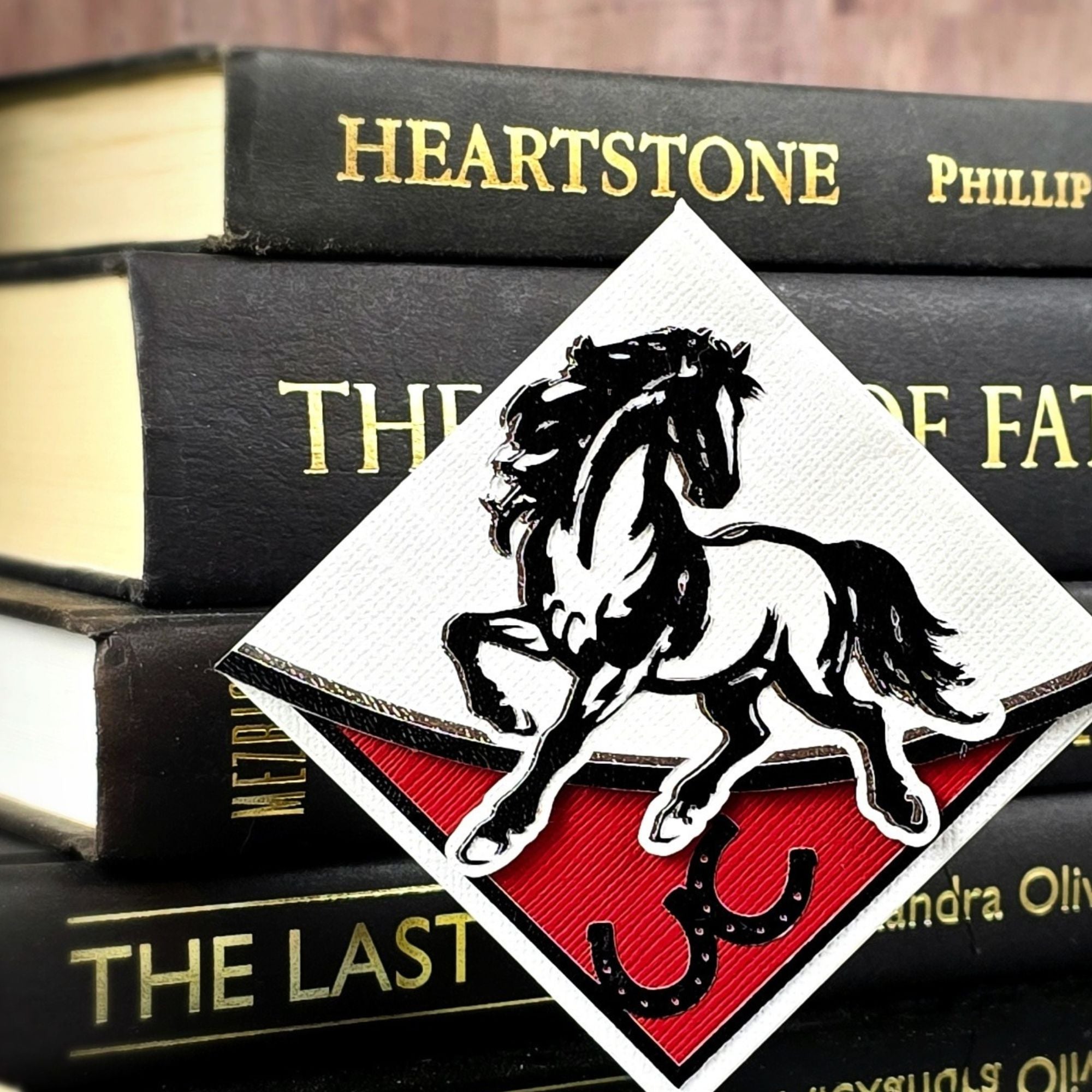 Gallant Horse Signature Corner Bookmark