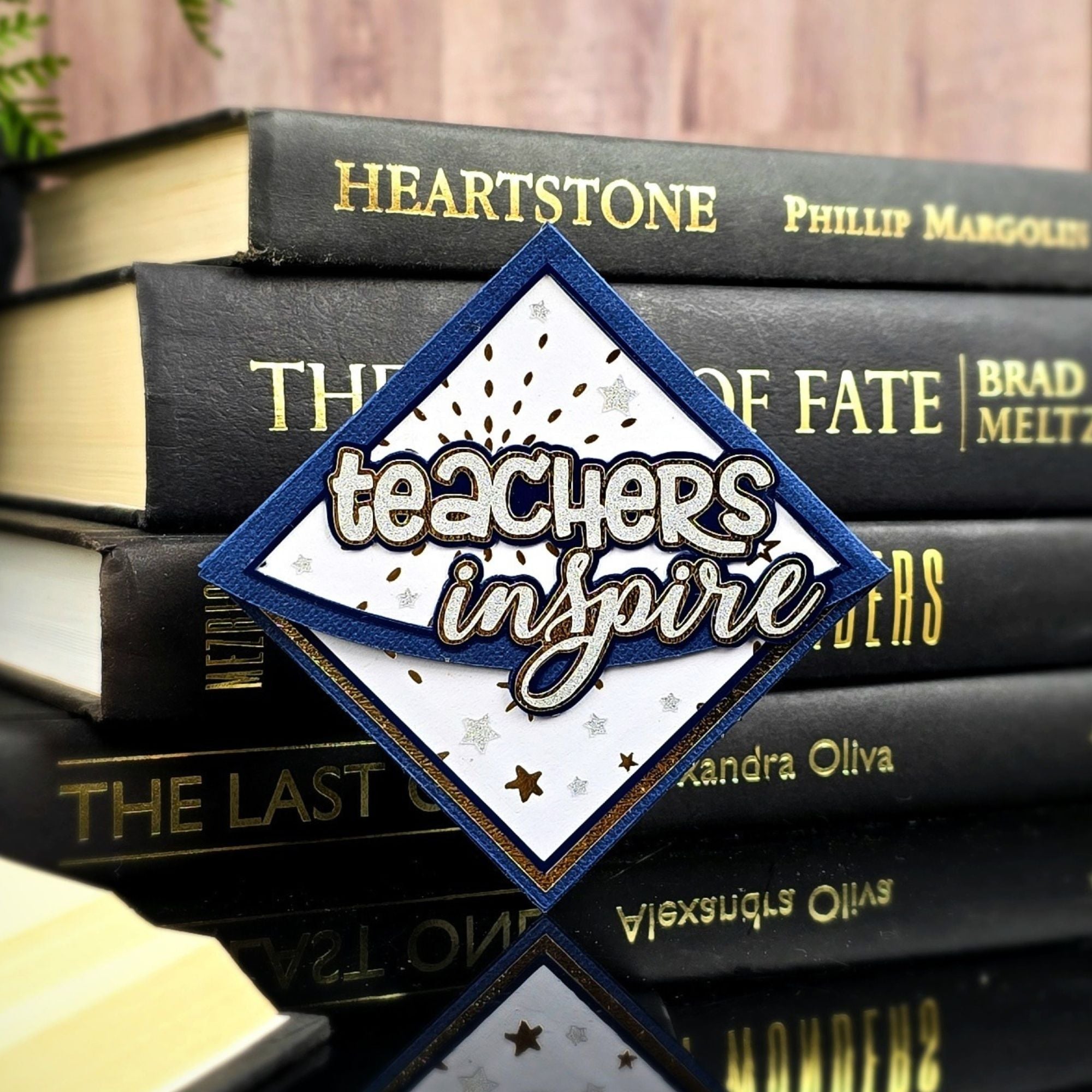 Teachers Inspire Signature Corner Bookmark