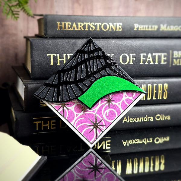 Wickedly Wonderful Signature Handmade Corner Bookmark