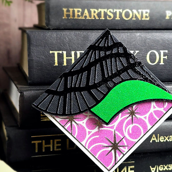 Wickedly Wonderful Signature Handmade Corner Bookmark