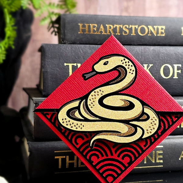 New Year of the Snake Signature Corner Bookmark