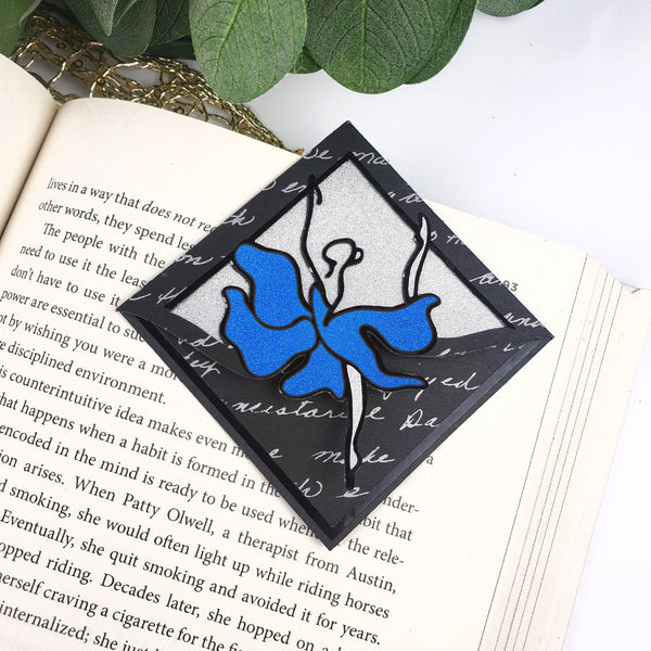 Dancer Paper Signature Corner Bookmark