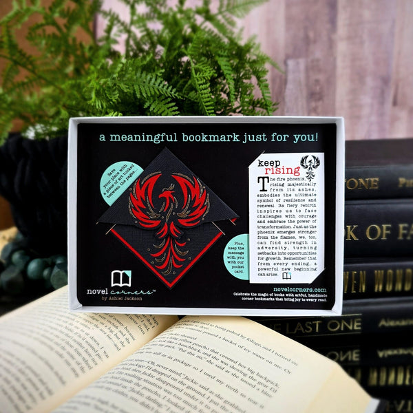 Keep Rising Phoenix Signature Bookmark + Card Gift Set