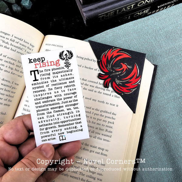 Keep Rising Phoenix Signature Bookmark + Card Gift Set