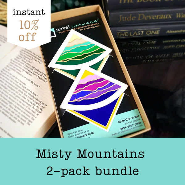 Misty Mountain PG 2-pack Bundle of Bookmarks