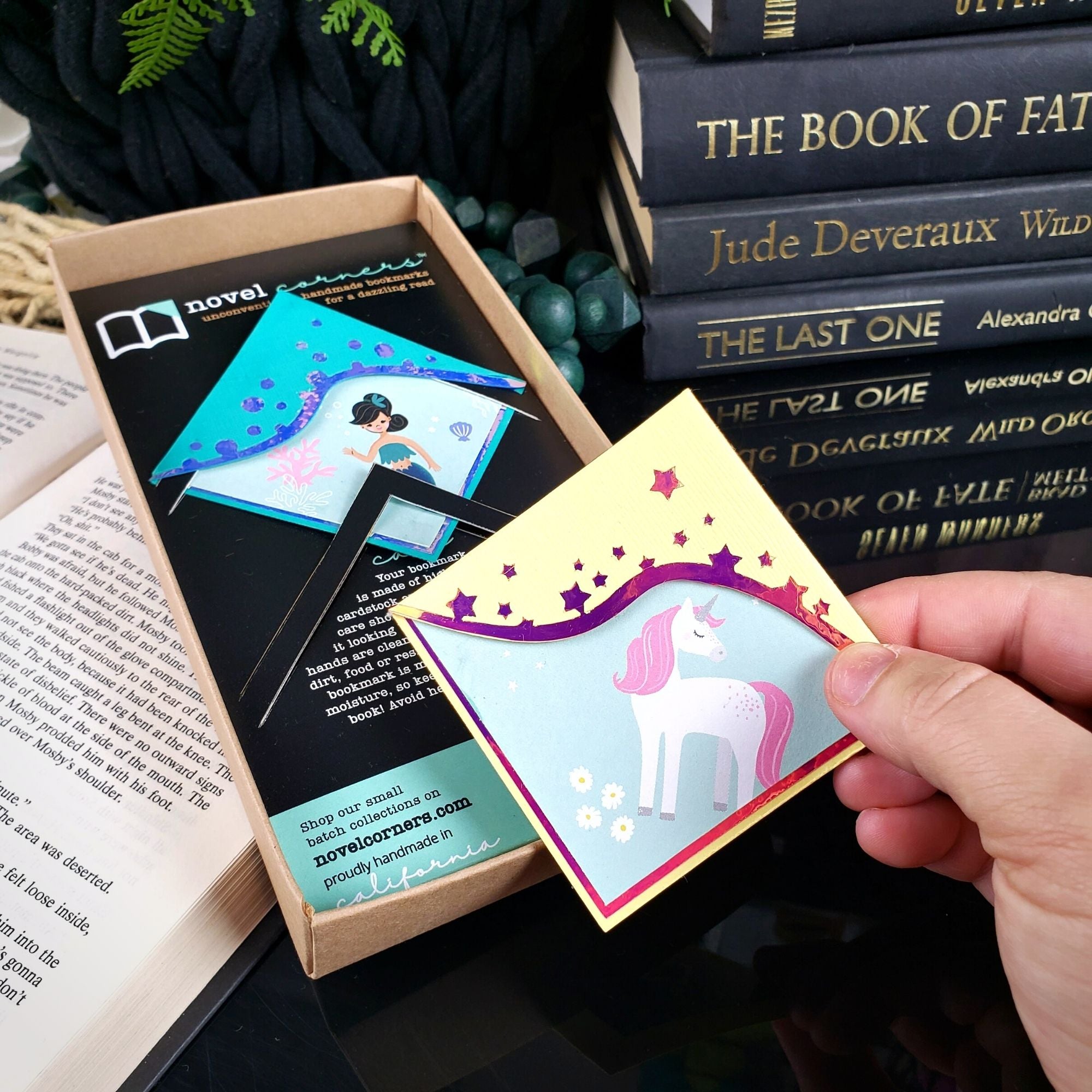 Mermaid + Unicorn 2-pack Bundle Bookmark Set