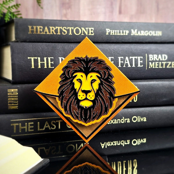 Regal Lion Signature Corner Bookmark