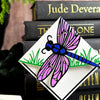 Blue Dragonfly Signature Corner Bookmark