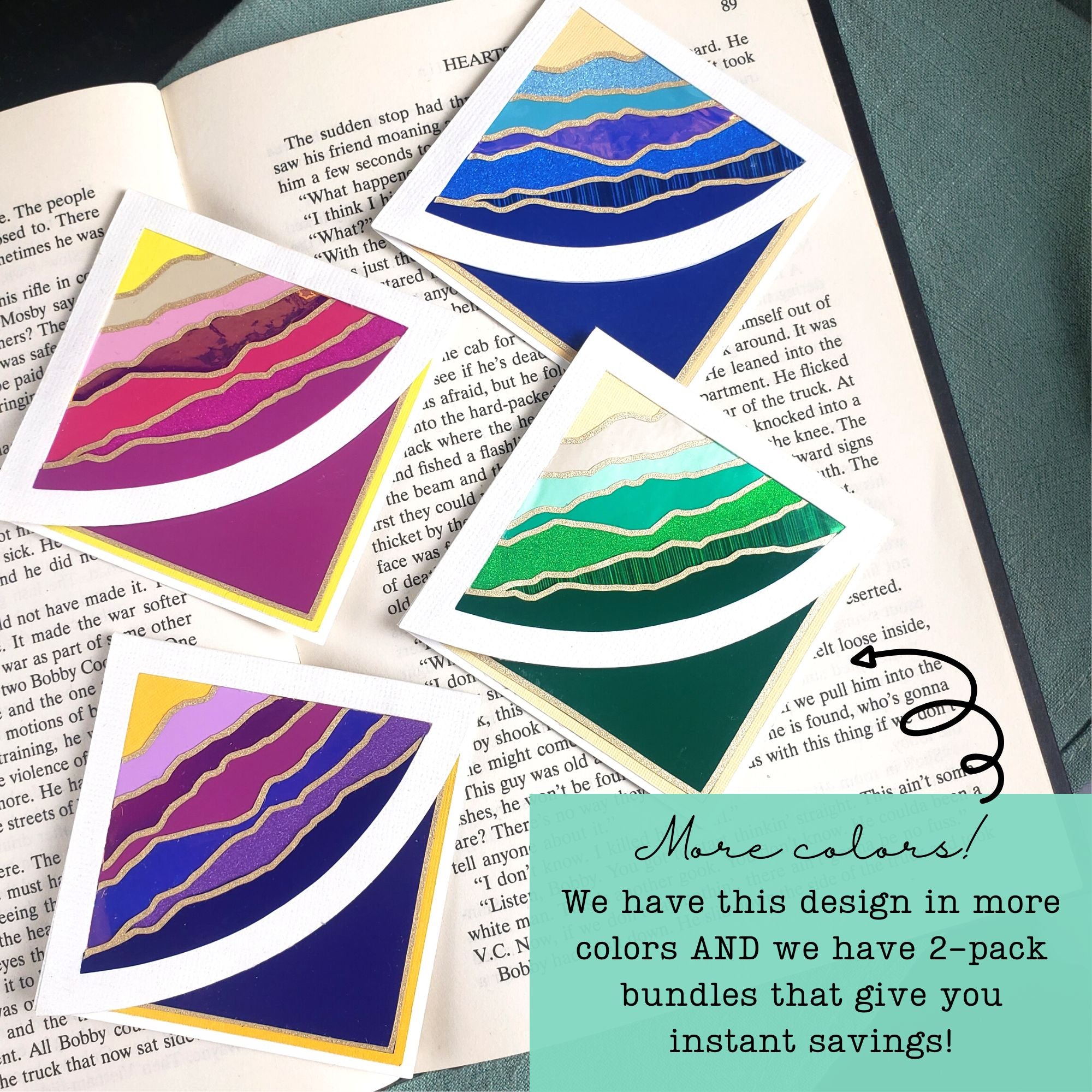 Misty Mountain PG 2-pack Bundle of Bookmarks