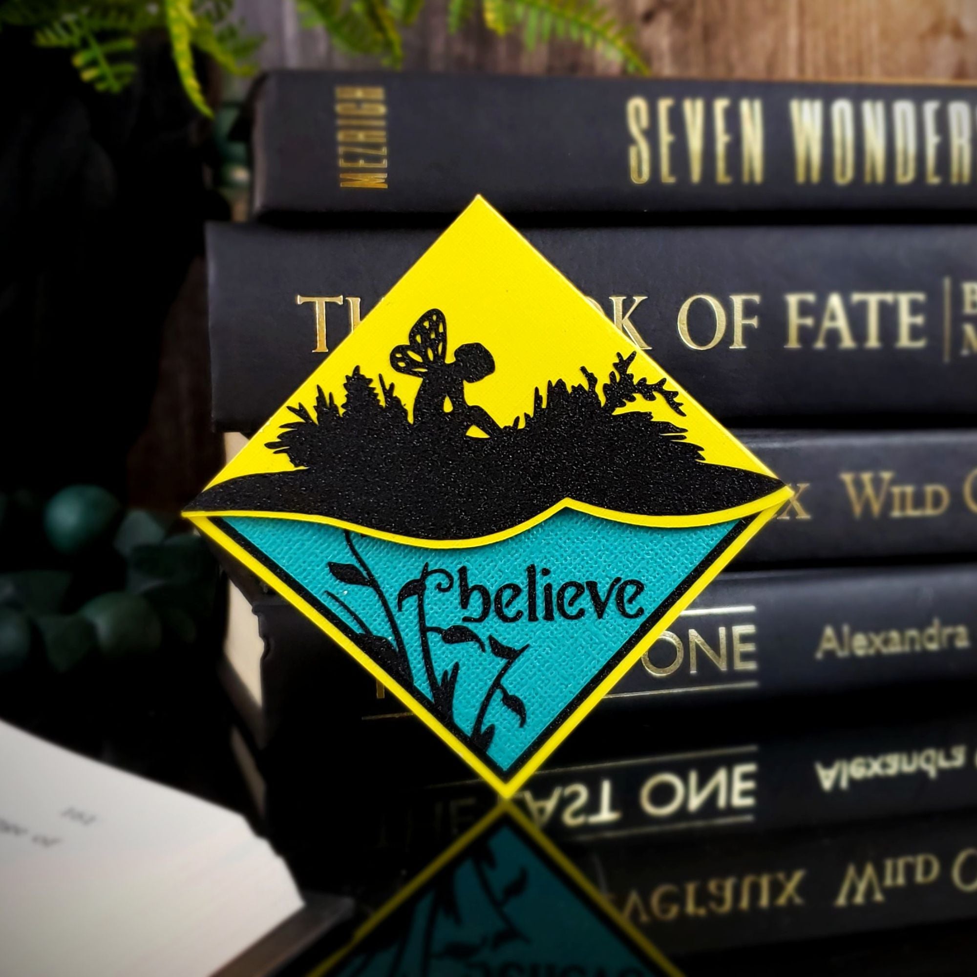 Believe Fairy Signature Corner Bookmark