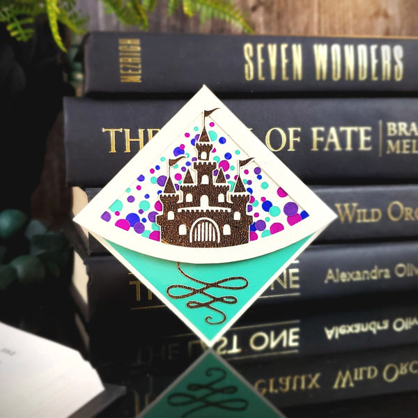 Fairytale Castle Paper Corner Bookmark