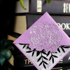 Peony Bouquet + Leaves Paper Corner Bookmark